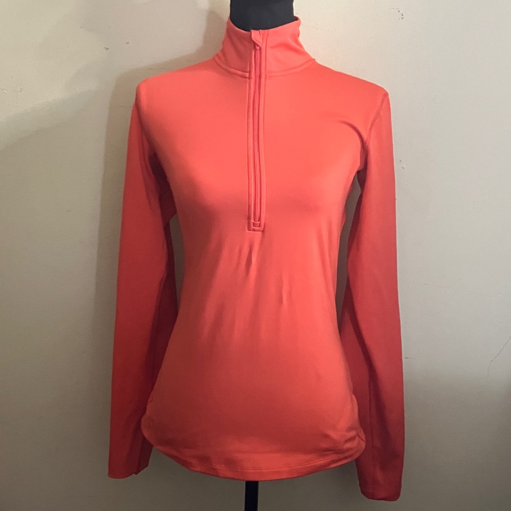 Nike Women's Bright Orange Long Sleeve Top